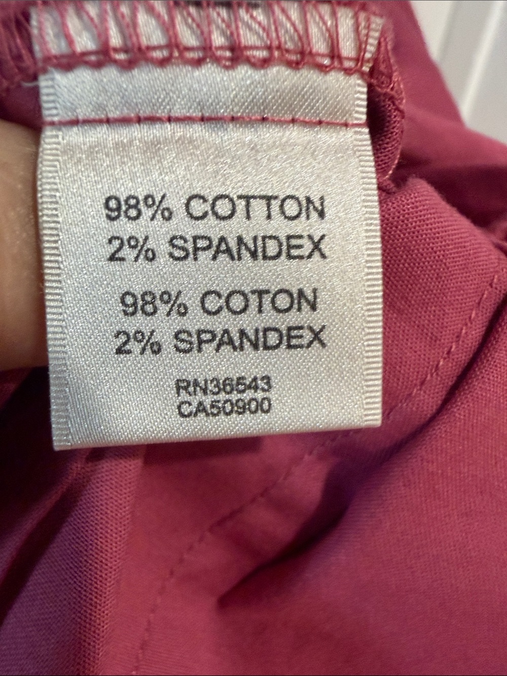Van Heusen Sleeveless Button-Front Shirt - Deep Raspberry - Picture 6 of 9